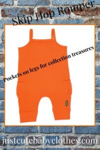 Best baby clothes online? Skip Hop Romper Tangerine