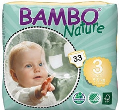 Bulk nappies in Australia-Pack of bambo Nature Eco nappies