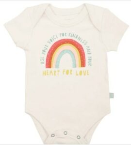 What're the Best newborn Graphic onesie-Organic Onsiee 'Use your voice for kindness and your heart for love'