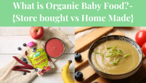 What is Organic Baby Food?-{Store bought vs Home Made}