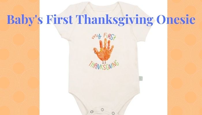 Baby's first Thanksgiving onesie