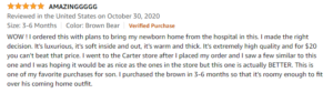 Review for Simple joys by Carter's Fleece footed jumpsuit pram.- Customer review.