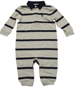 Ralph Lauren Baby Outfits-Ralph Lauren Baby boys Rugby coverall.