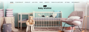 Are Baby Gift registries a thing in Australia?-Screenshot of the staring page to make a Amazon baby wish list.