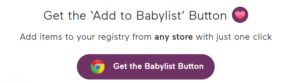 What is Babylist, and how does it work?-Screenshot of the Babylist chrome extenstian you can easily add to your chrome bar during the quiz if you wish to do so.