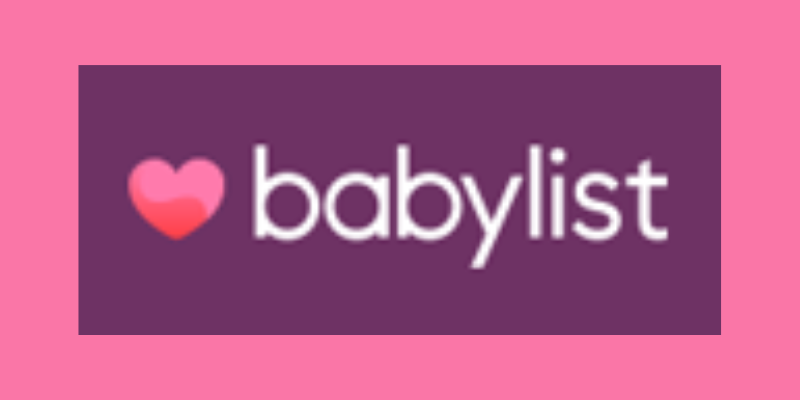 Does Babylist work in Australia?-Babylist logo with a pink background.