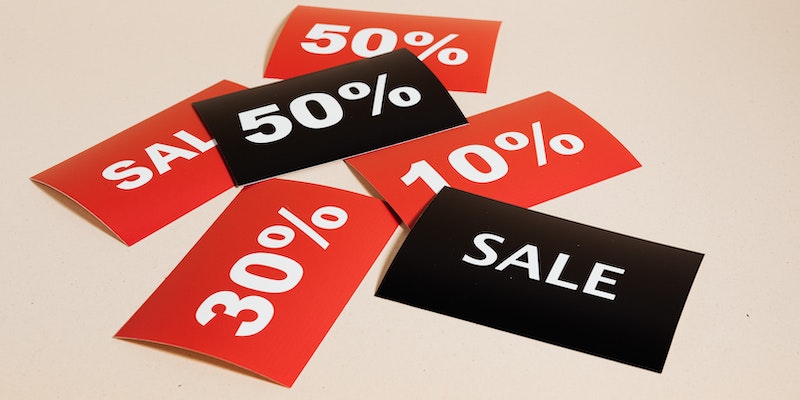 How to receive Metro Baby 10% off first order discount?-Image of various percentages discounts.