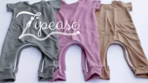 Which Baby Clothes are Best for Easy Diaper Changes?-Image of 3 different color Zipease rompers.