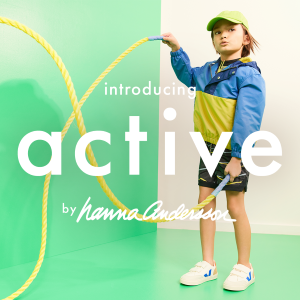 When does Hanna Andersson have sales?- Banner of a child wearing Hanna Andersson's new active line wear collection.